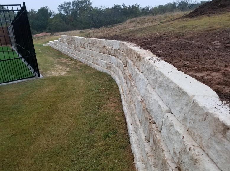 Retaining Wall Construction Image 3